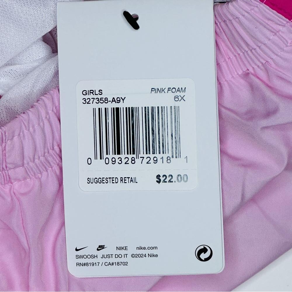 Nike Girls' Dri-FIT Tempo Running Shorts Pink Multiple Sizes - Picture 7 of 15